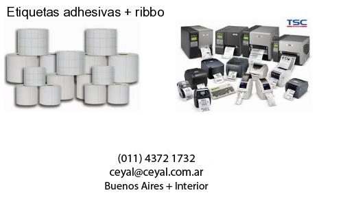 Etiquetas adhesivas   ribbo