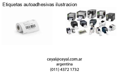 Etiquetas autoadhesivas ilustracion