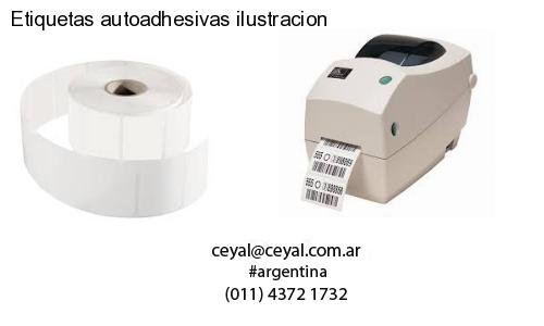 Etiquetas autoadhesivas ilustracion