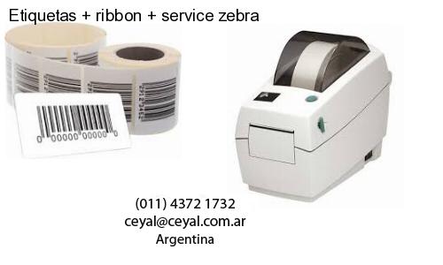 Etiquetas   ribbon   service zebra