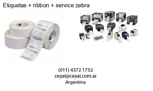 Etiquetas   ribbon   service zebra