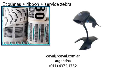 Etiquetas   ribbon   service zebra