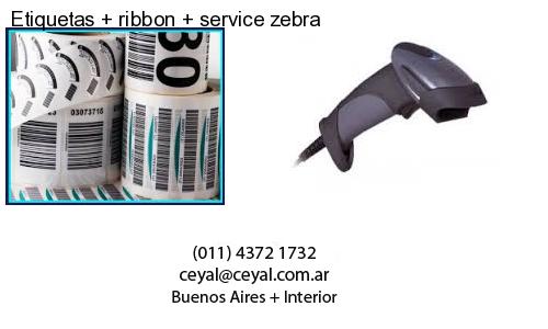 Etiquetas   ribbon   service zebra