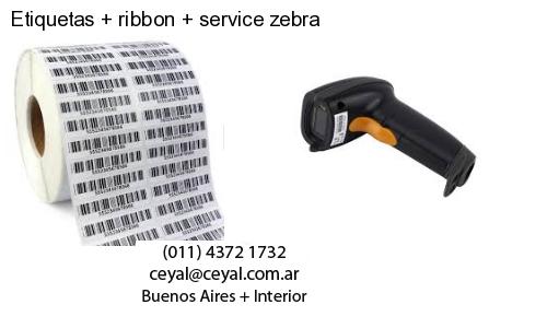 Etiquetas   ribbon   service zebra