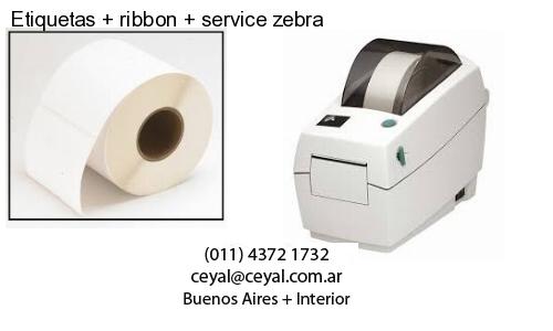 Etiquetas   ribbon   service zebra