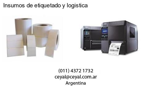 Insumos de etiquetado y logistica