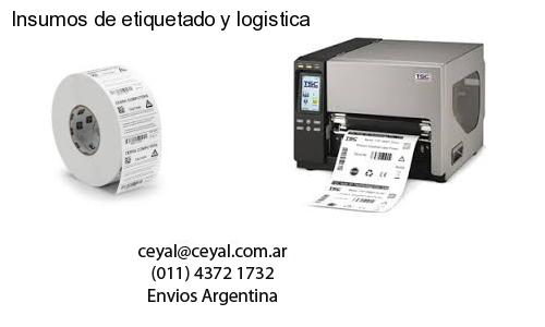 Insumos de etiquetado y logistica