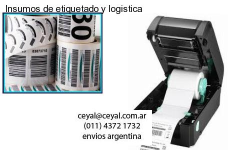 Insumos de etiquetado y logistica