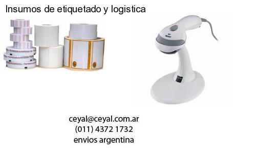Insumos de etiquetado y logistica