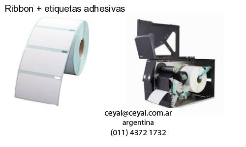 Ribbon etiquetas adhesivas