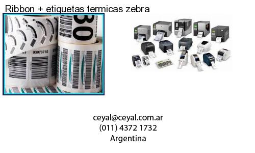 Ribbon etiquetas termicas zebra