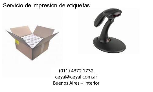 Servicio de impresion de etiquetas