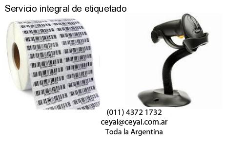 Servicio integral de etiquetado