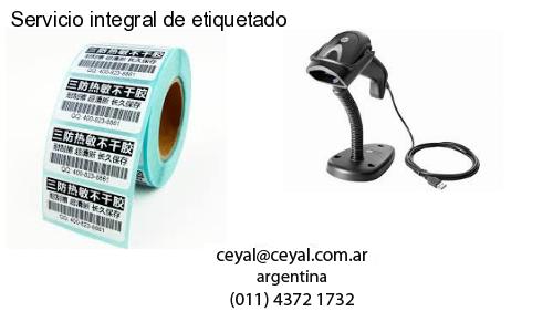 Servicio integral de etiquetado