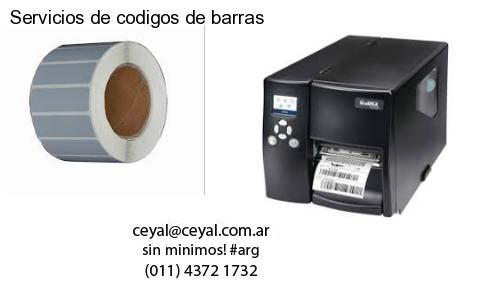 Servicios de codigos de barras