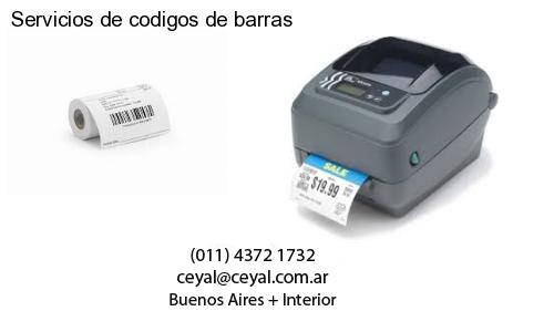 Servicios de codigos de barras