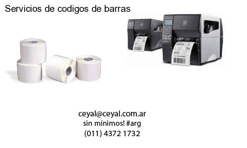 Servicios de codigos de barras