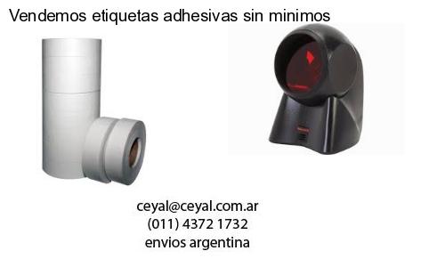 Vendemos etiquetas adhesivas sin minimos