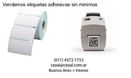 Vendemos etiquetas adhesivas sin minimos
