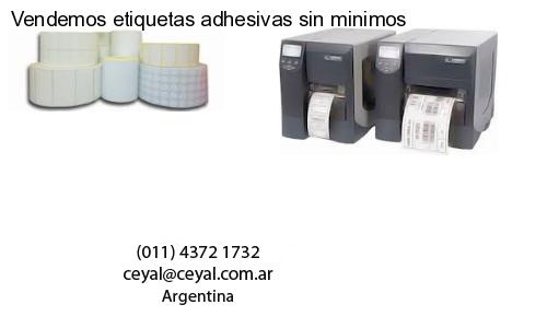 Vendemos etiquetas adhesivas sin minimos