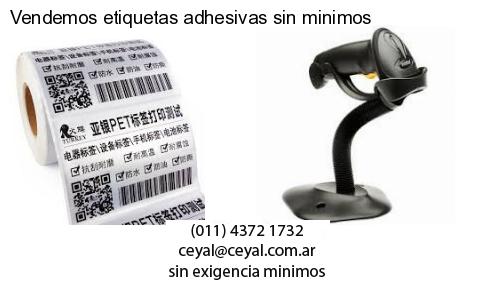 Vendemos etiquetas adhesivas sin minimos