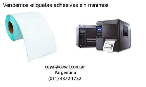 Vendemos etiquetas adhesivas sin minimos