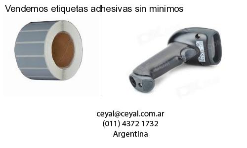 Vendemos etiquetas adhesivas sin minimos