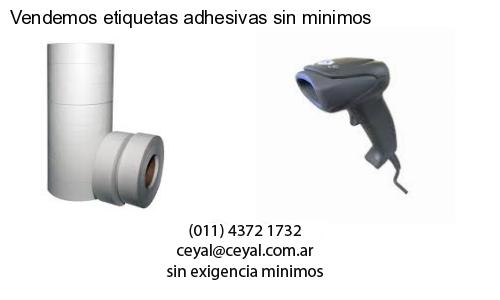Vendemos etiquetas adhesivas sin minimos