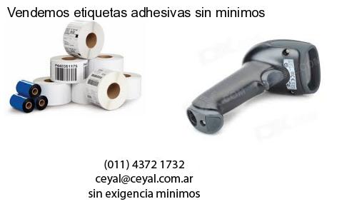 Vendemos etiquetas adhesivas sin minimos