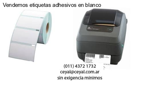 Vendemos etiquetas adhesivos en blanco