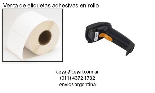 Venta de etiquetas adhesivas en rollo