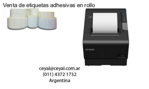 Venta de etiquetas adhesivas en rollo