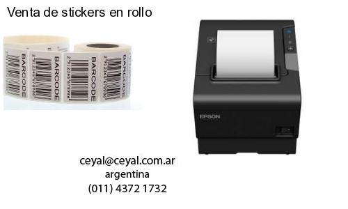 Venta de stickers en rollo