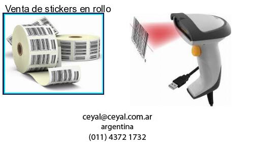 Venta de stickers en rollo