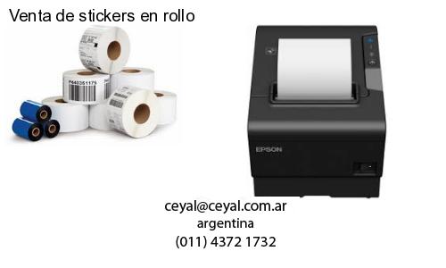 Venta de stickers en rollo