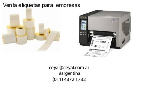 Venta etiquetas para empresas