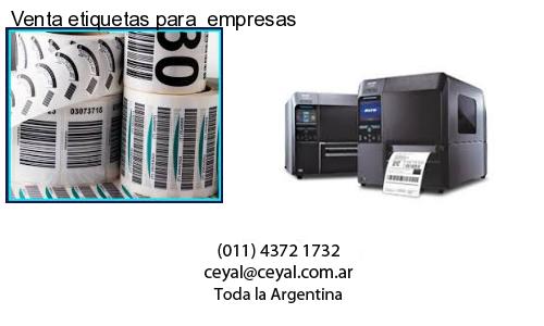 Venta etiquetas para  empresas
