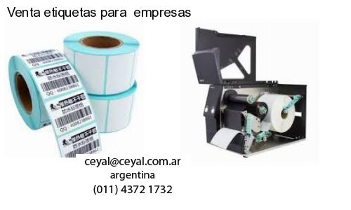 Venta etiquetas para  empresas