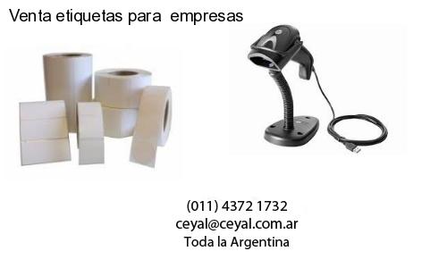 Venta etiquetas para  empresas