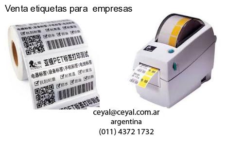 Venta etiquetas para  empresas