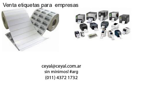 Venta etiquetas para  empresas