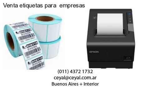 Venta etiquetas para empresas
