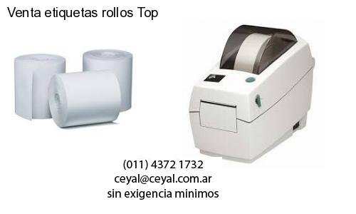 Venta etiquetas rollos Top