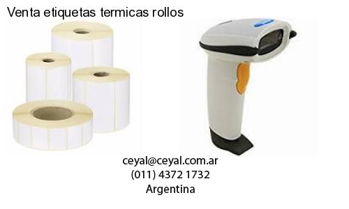 Venta etiquetas termicas rollos