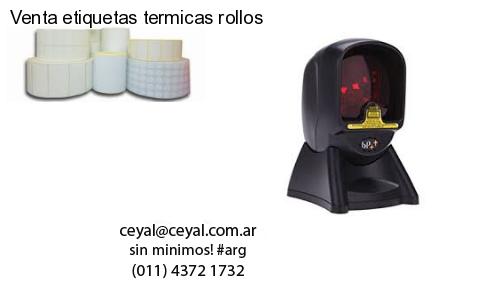Venta etiquetas termicas rollos