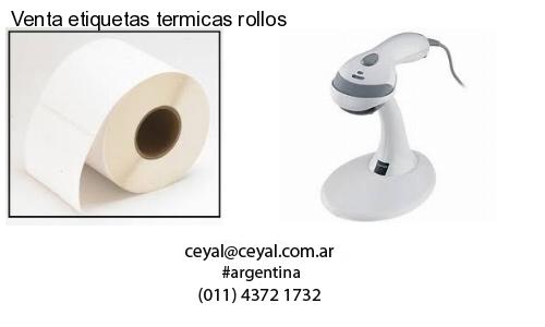 Venta etiquetas termicas rollos
