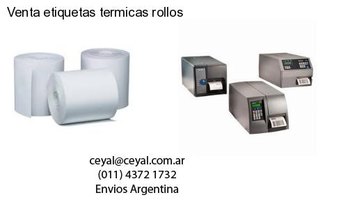 Venta etiquetas termicas rollos