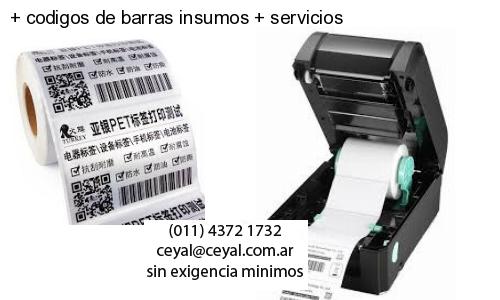   codigos de barras insumos   servicios