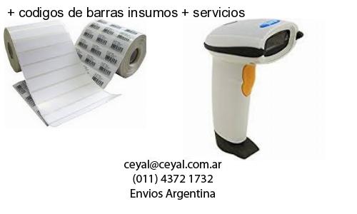   codigos de barras insumos   servicios