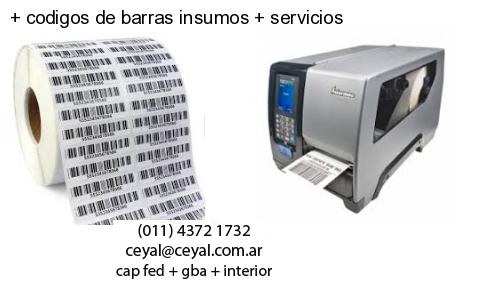   codigos de barras insumos   servicios